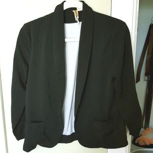 Black Casual Blazer